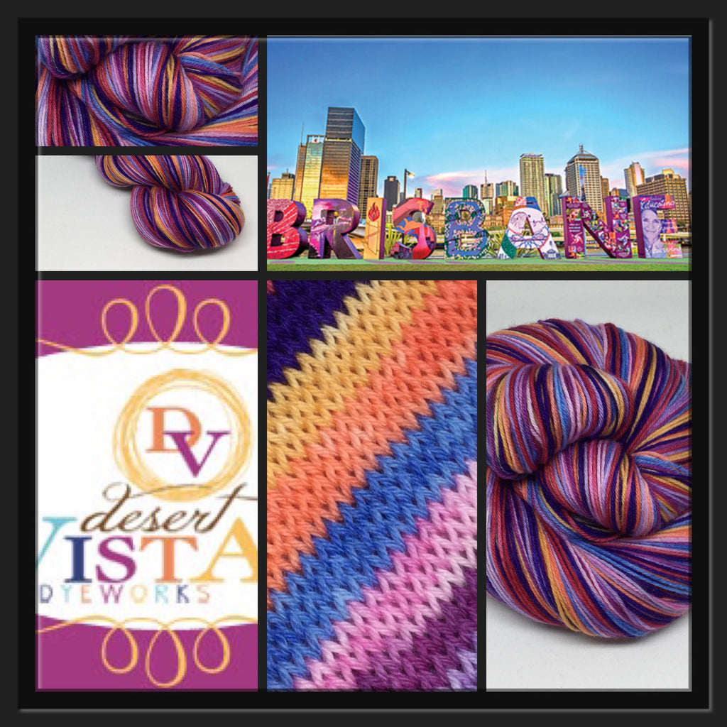 Brisbane Eight Stripe Self Striping Yarn