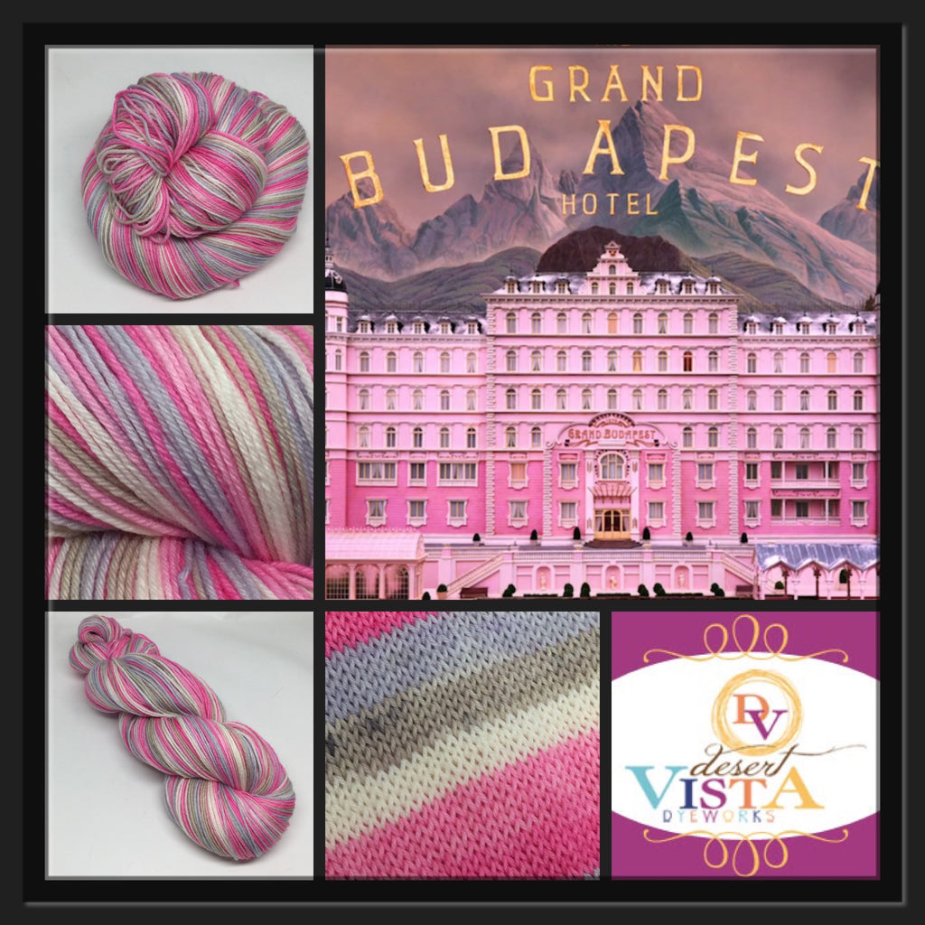 The Grand Budapest Hotel Five Stripe Self Striping Yarn
