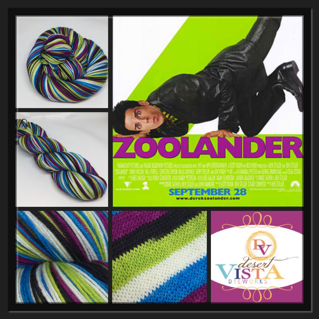 Zoolander Five Stripe Self Striping Yarn