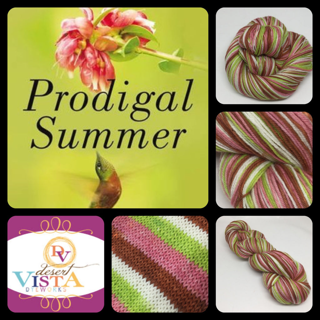 Prodigal Summer Four Stripe Self Striping Yarn