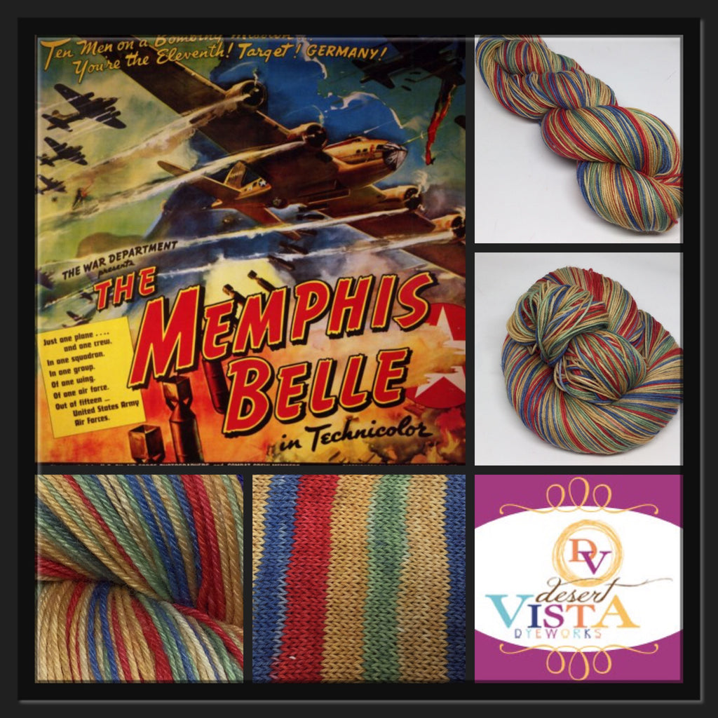 Memphis Belle Five Stripe Self Striping Yarn