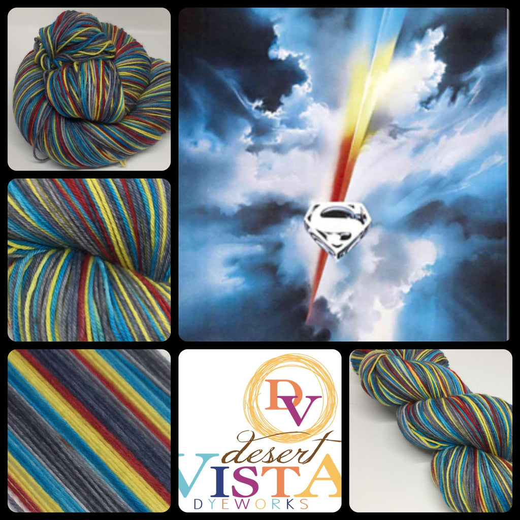 A Man Can Fly Four Stripe Self Striping Yarn