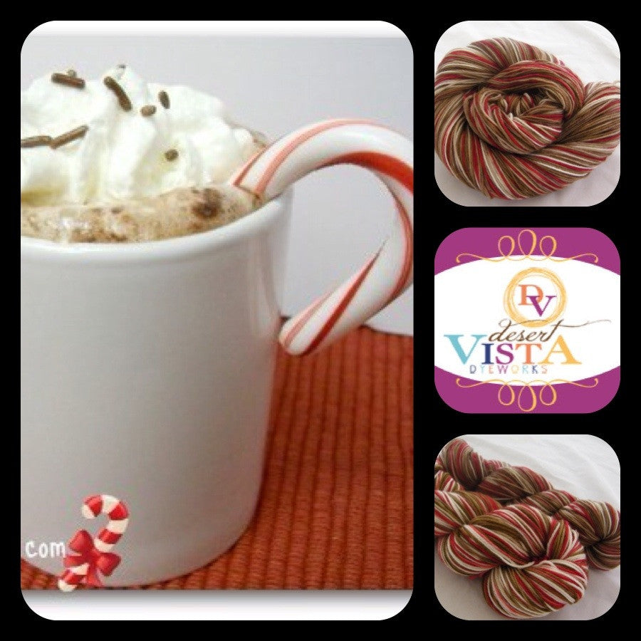 Peppermint Hot Chocolate Variegated Yarn