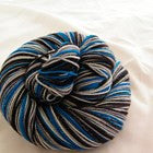 Color Accents - Turquoise Six Stripe Self Striping Yarn