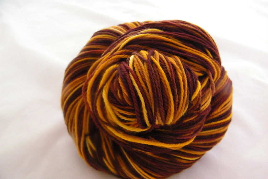 Colors of Autumn Four Stripe Self Striping Yarn