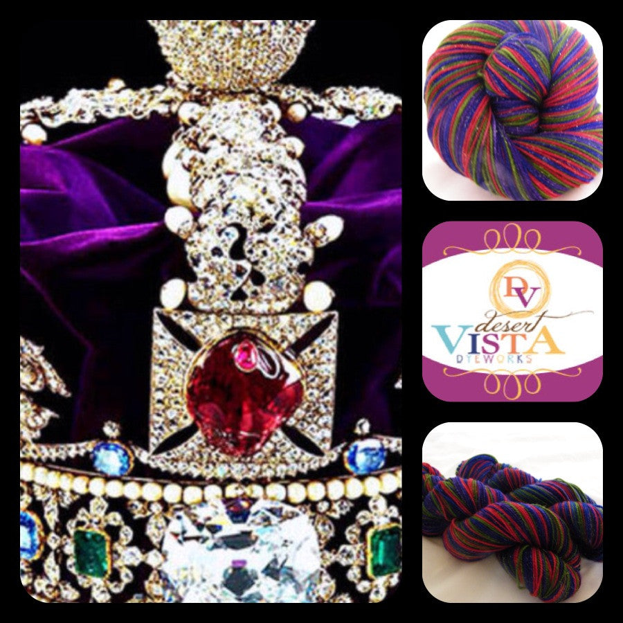 Crown Jewels Four Stripe Self Striping Yarn