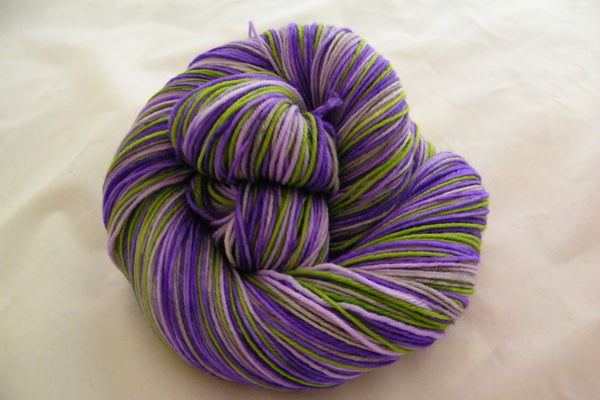 Lavender of Provence Four Stripe Self Striping Yarn