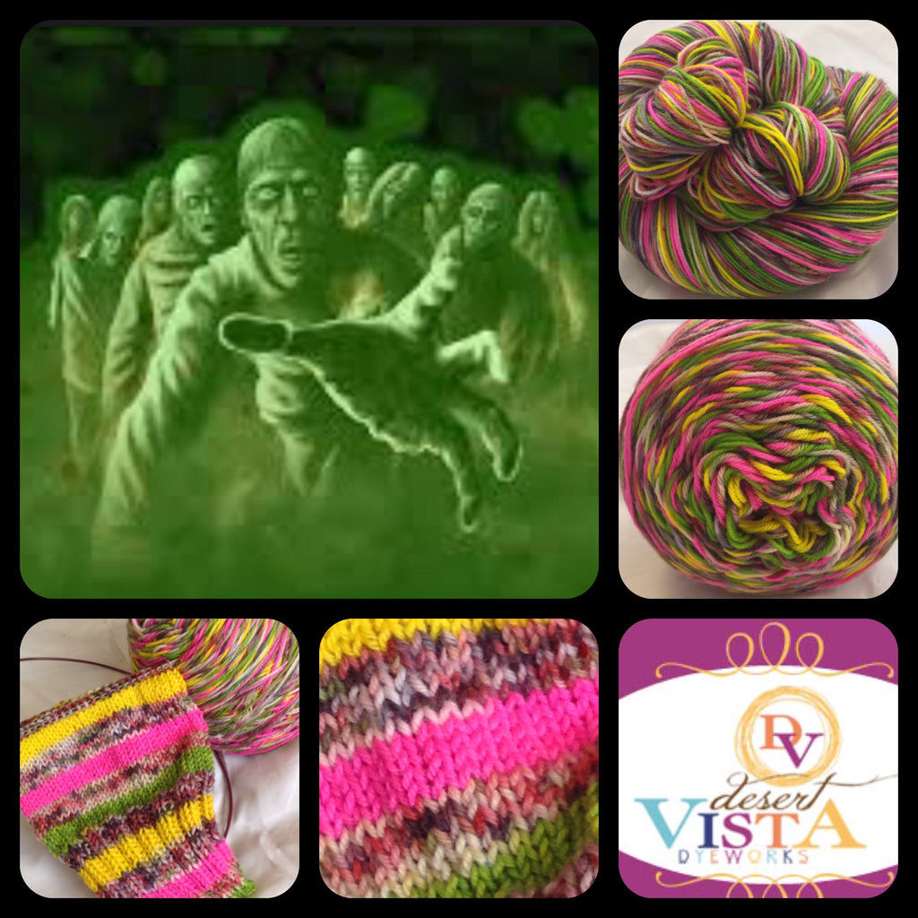 RadioActive ZomBody Six Stripe Self Striping Yarn