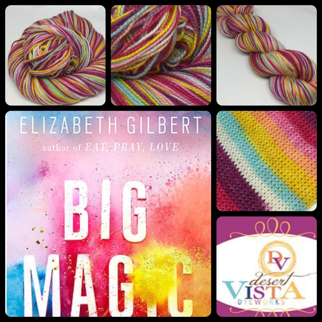 Big Magic Seven Stripe Self Striping Yarn