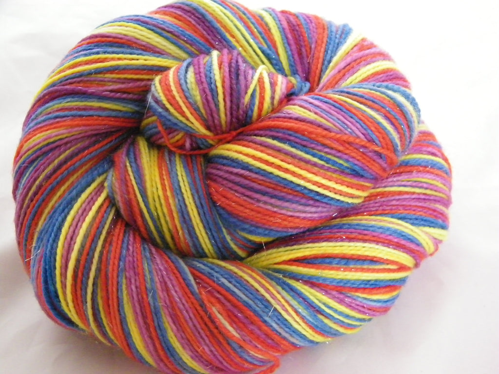 Cyndi Inspired Four Stripe Self Striping Yarn