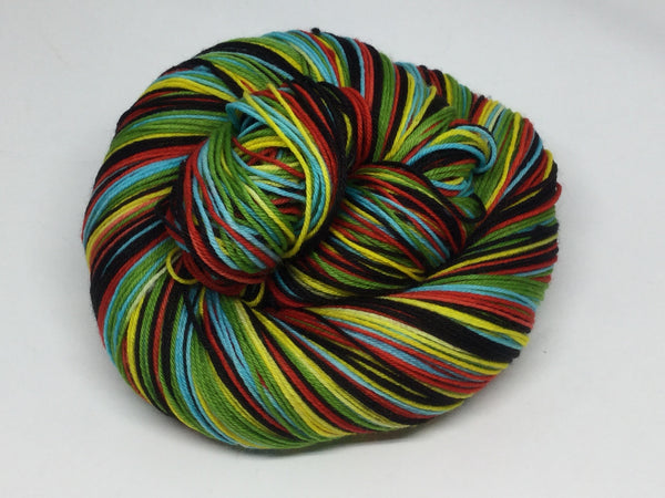 Clockwork Orange Five Stripe Self Striping Yarn