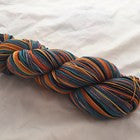 Picasso's Anis del Mono Six Stripe Self Striping Yarn