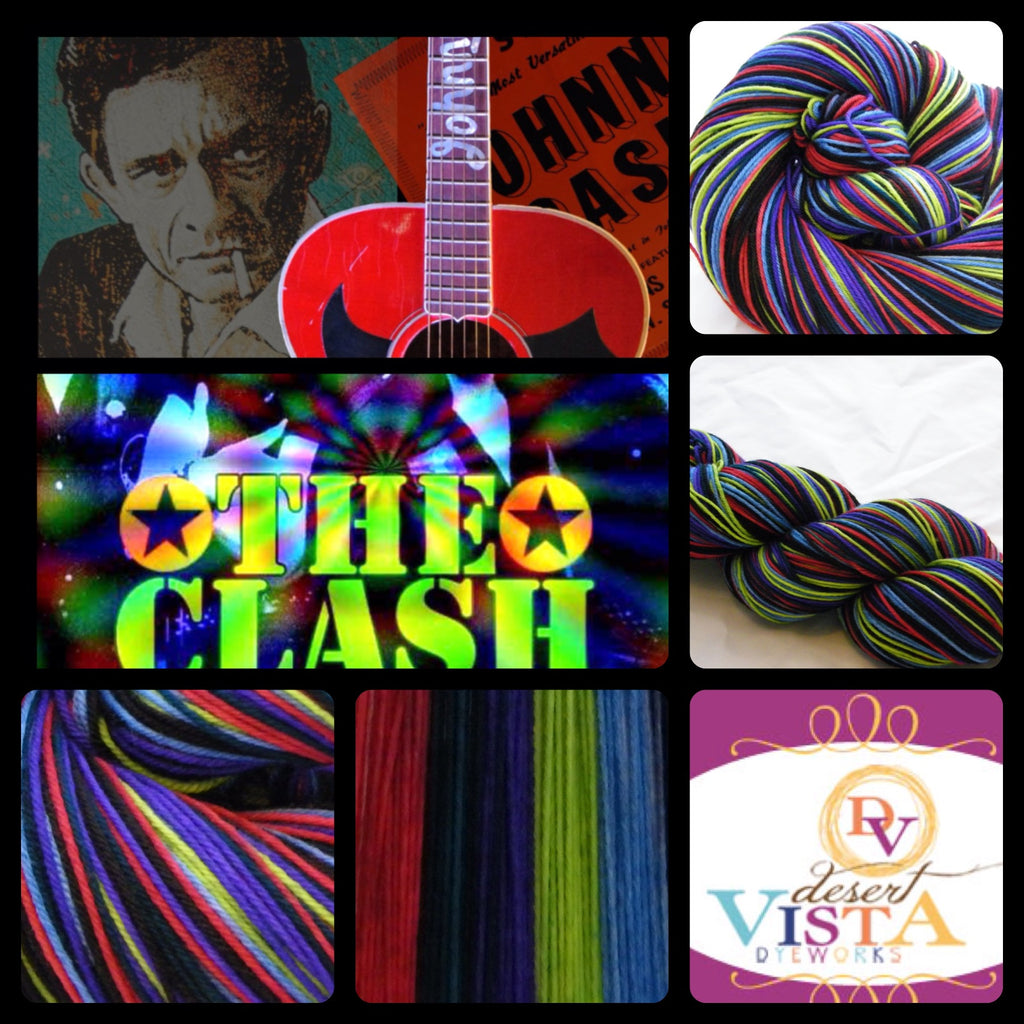 Cash & Clash Six Stripe Self Striping Yarn