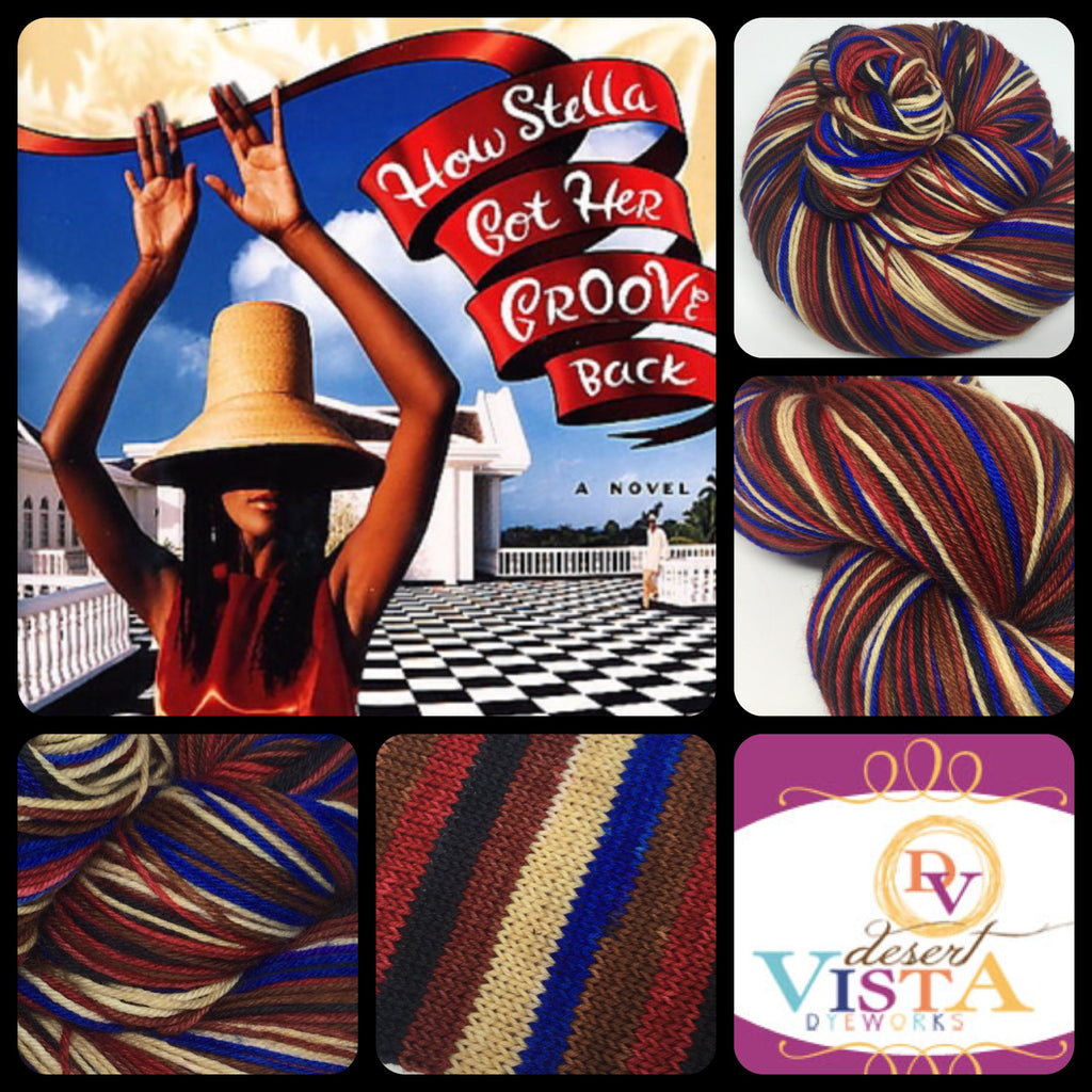 Stella's Groove Six Stripe Self Striping Yarn