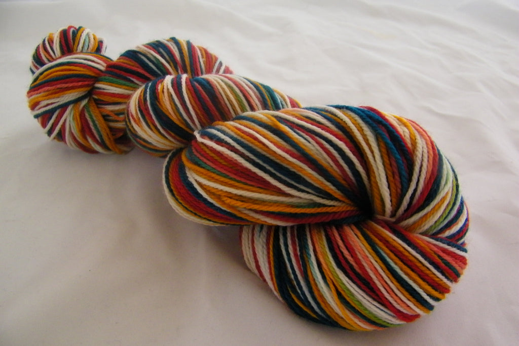 It's The End of The World Four Stripe Self Striping Yarn