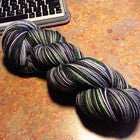 Color Accents - Green Six Stripe Self Striping Yarn