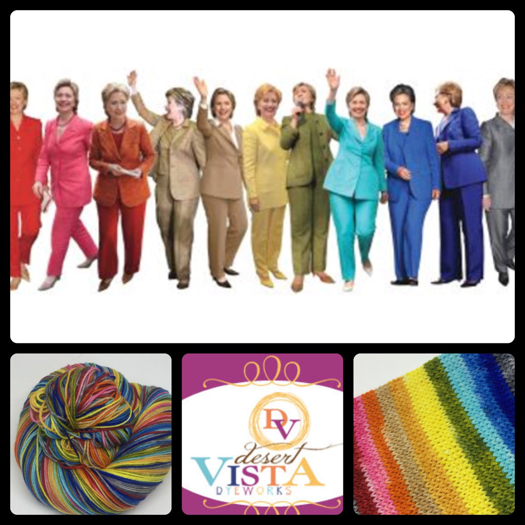 Rainbow Pantsuits Twelve Stripe Self Striping Yarn