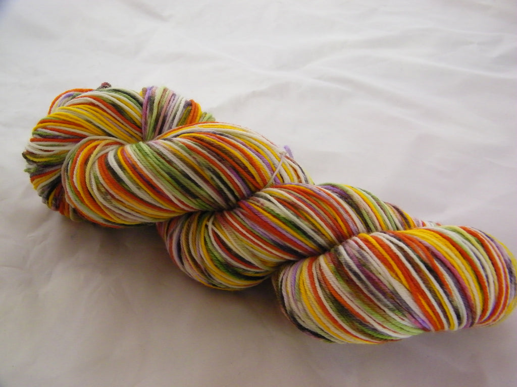 ZomBody's Eating Candy Corn Eight Stripe Self Striping Yarn