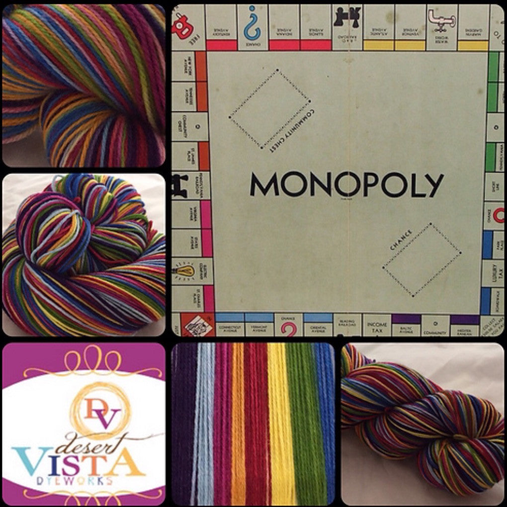 Monopoly Eight Stripe Self Striping Yarn